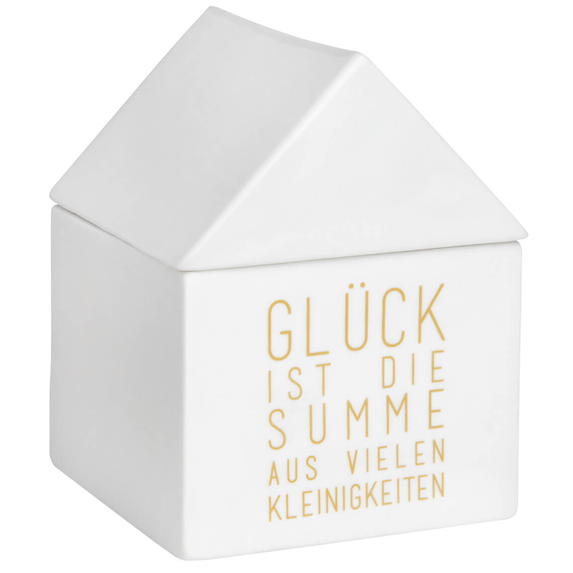Porzellandose (groß) mit Deckel " Schatzkammer " von räder design Glück