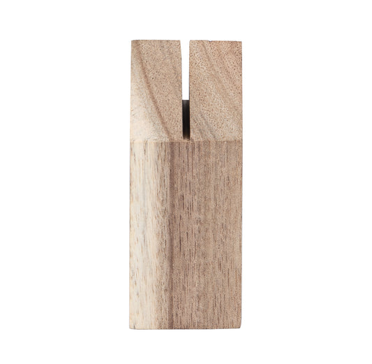 Haushalt Karten-Fotohalter 3er Set kleine Holzhäuser Notizhalter 4,5x3x7,5cm von räder design