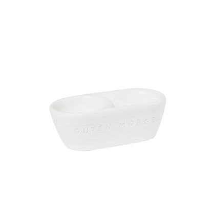Eierbecher aus Porzellan " Guten Morgen " von räder design