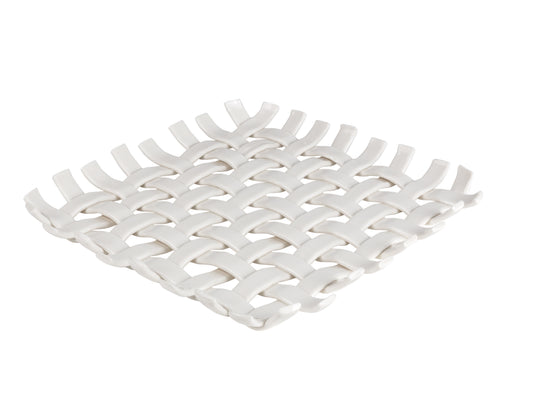 Schale Flechterei Kunststück von räder design - Design Highlight - 25x25x1,8cm