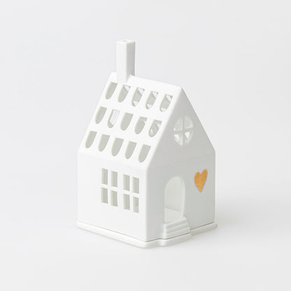 Lichthaus aus Porzellan " Home is where the heart is " von räder design
