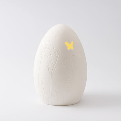 LED Ei Lampe „Blumen & Schmetterlinge“ von räder design - Osterdekoration