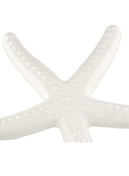 Dekoobjekt Seestern aus Porzellan creme von Gilde - maritime Dekoration