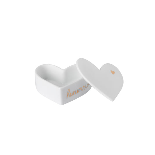 Herzdose aus Porzellan Hochzeit " Herzenswünsche " von räder design