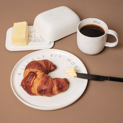 Guten Morgen Butterdose „Love“ aus Porzellan von räder design