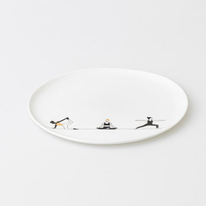 Teller aus Porzellan " Yoga " von räder design Entspannung