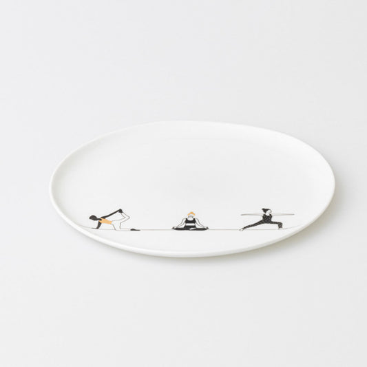 Teller aus Porzellan " Yoga " von räder design Entspannung