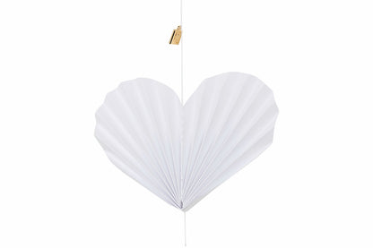 Herzkette Goldenes Herz Girlande Plissee Herz Neuheit von räder design 65cm