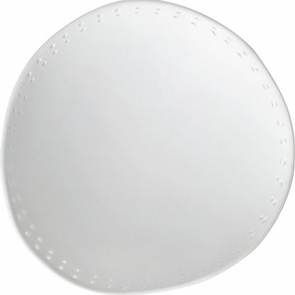 Schale aus Porzellan mit drei Füßen und Lochstanzungen von räder design