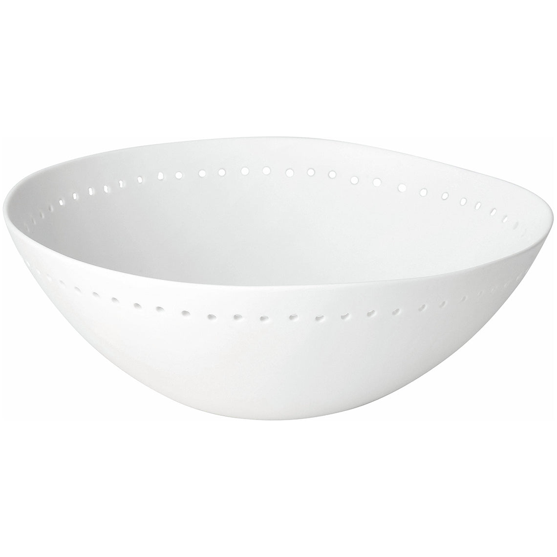 Schale aus Porzellan mit Lochstanzungen von räder design
