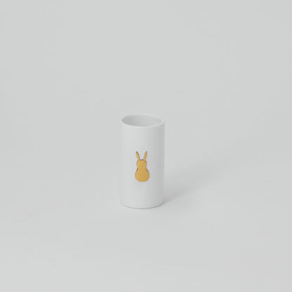 Mini Vasen Set Goldhase Ostern Deko Hase Setpreis moderne Frühjahrs Deko von räder design H.6,3cm D.2,8cm