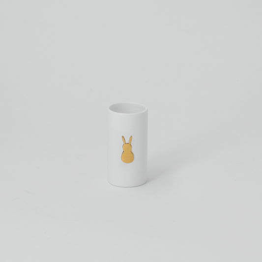 Mini Vasen Set Goldhase Ostern Deko Hase Setpreis moderne Frühjahrs Deko von räder design H.6,3cm D.2,8cm