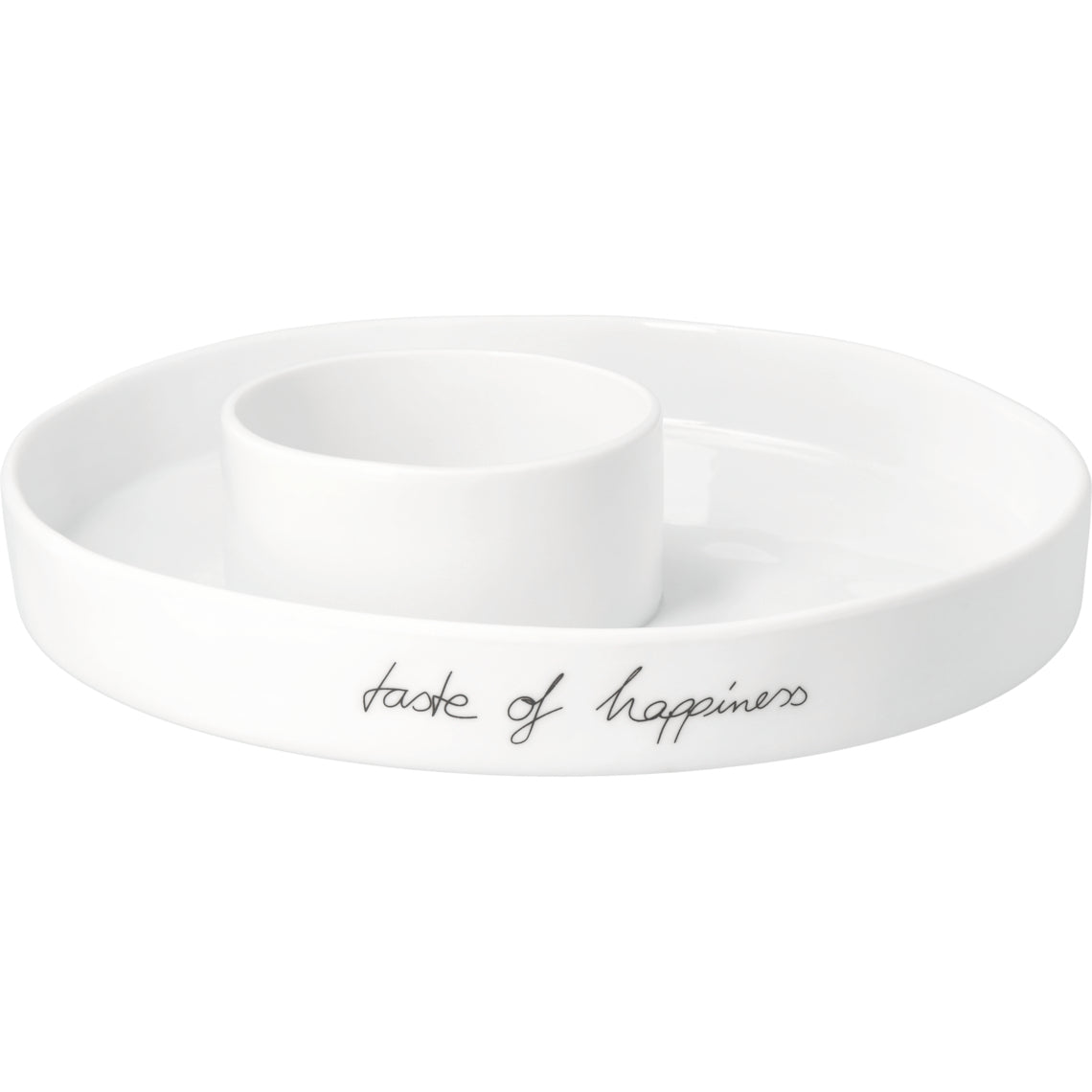 Schale aus Porzellan "taste of happiness" von räder design