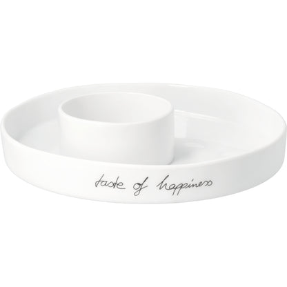 Schale aus Porzellan "taste of happiness" von räder design
