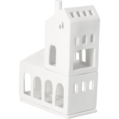 Stapelhaus der Bögen räder design Haus Häuser Lichthaus Neuheit 2026 12,6x6,2x17,6cm Porzellanhaus