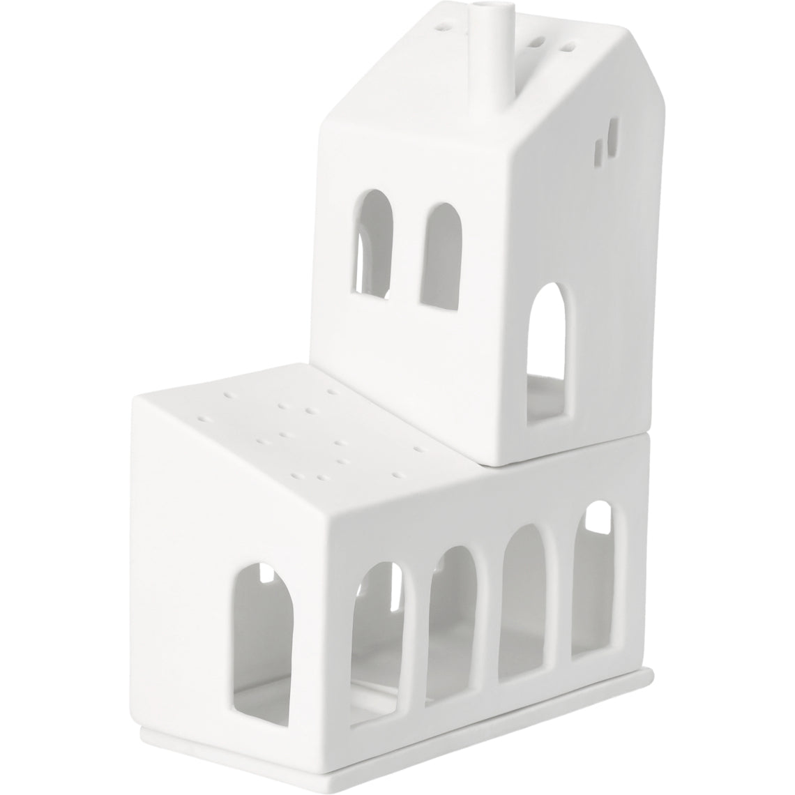 Stapelhaus der Bögen räder design Haus Häuser Lichthaus Neuheit 2026 12,6x6,2x17,6cm Porzellanhaus