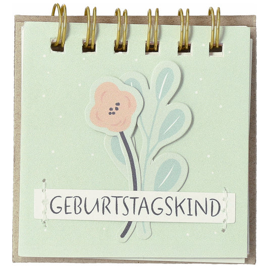 Kleine Botschaften "Geburtstagskind" von räder design - Geburtstag Geschenkidee