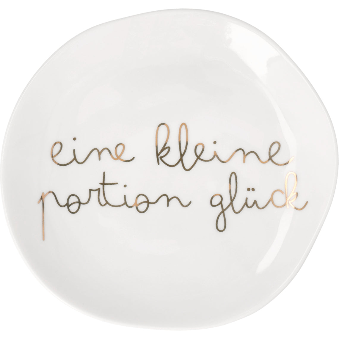 Teller Kleiner Teller Portion Glück 14cm Neuheit von räder design - Kleiner Teller