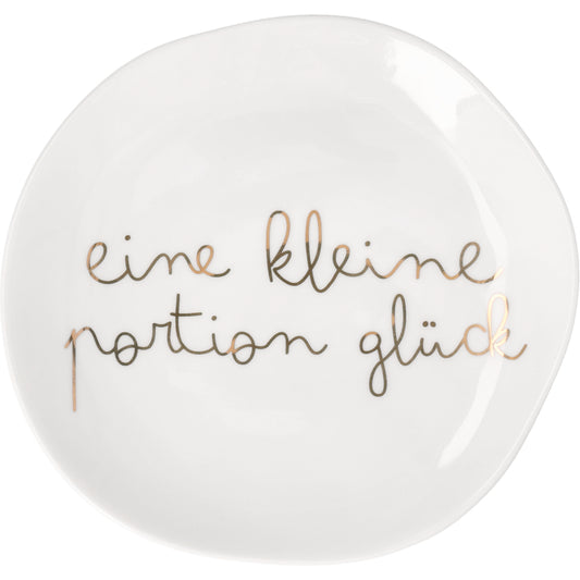 Teller Kleiner Teller Portion Glück 14cm Neuheit von räder design - Kleiner Teller