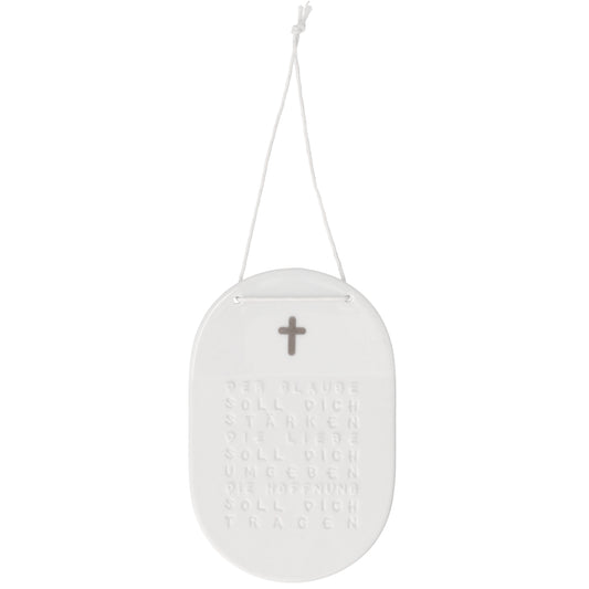 Porzellanschild "Glaube" von räder design