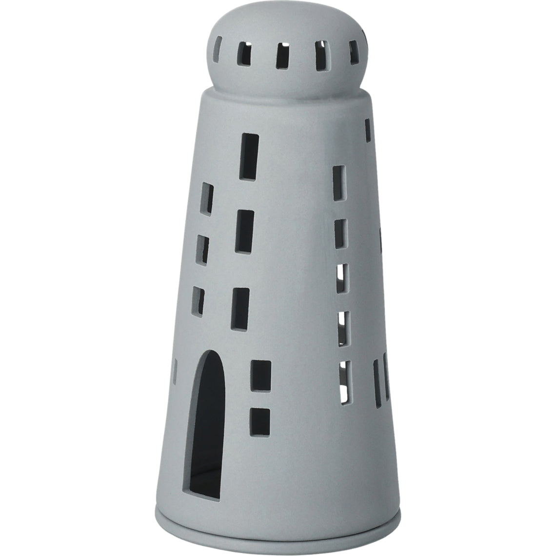 Leuchtturm Grau von räder design - Neuheit 2026 - D.9cm H.19,3cm