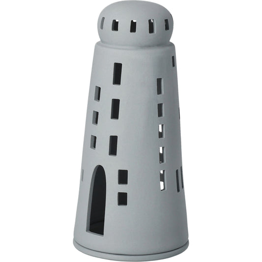 Leuchtturm Grau von räder design - Neuheit 2026 - D.9cm H.19,3cm