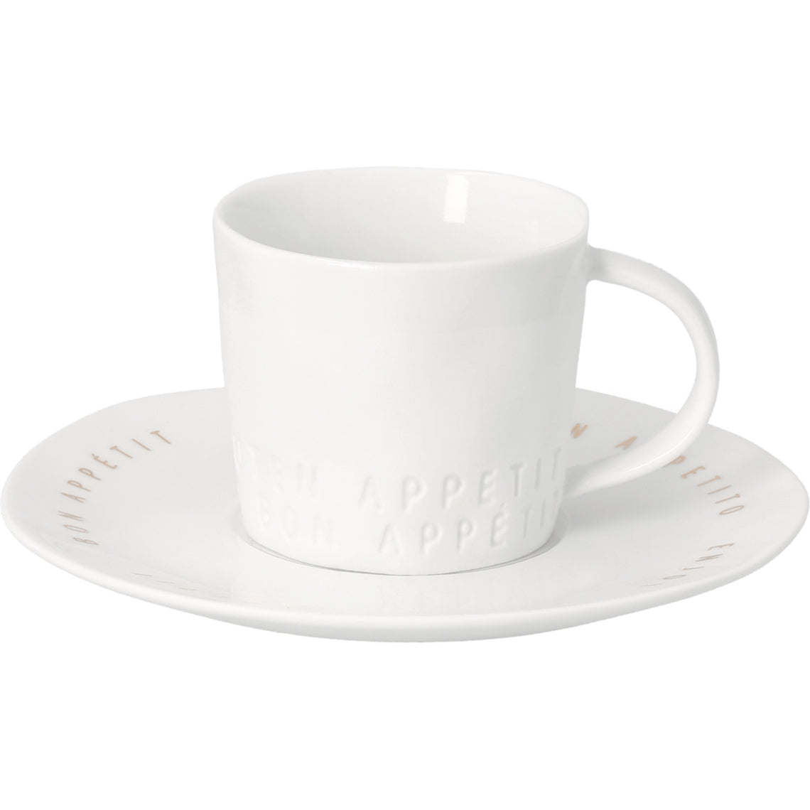 Guten Appetit Espresso Tasse von räder design Porzellan - Neuheit 2026 - D.13cm H.5,4cm 90ml