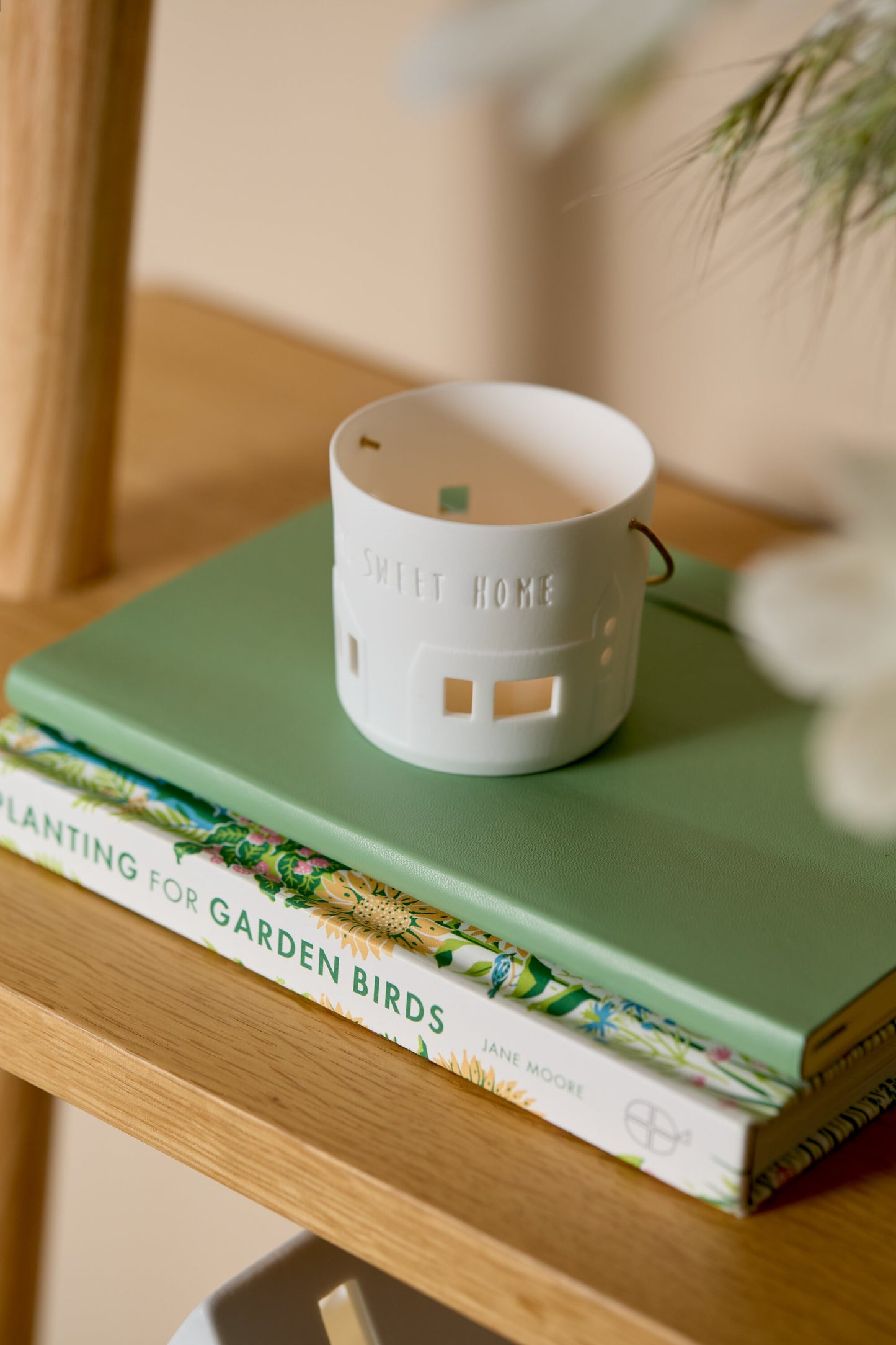 Geschenklaterne Home sweet home von räder design aus Porzellan Maße: 6,4x6x5,5cm