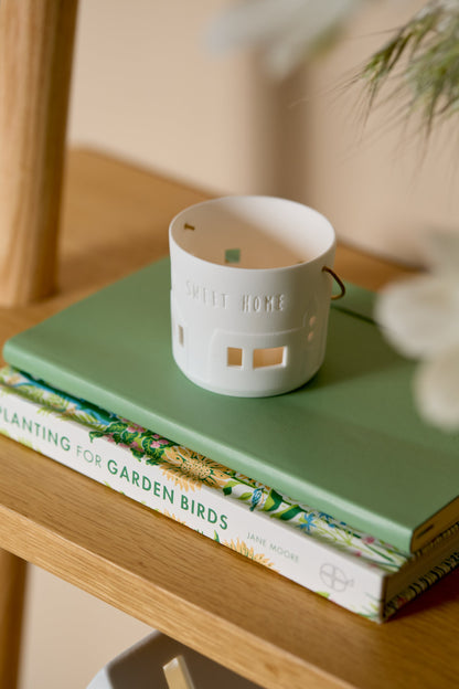 Geschenklaterne Home sweet home von räder design aus Porzellan Maße: 6,4x6x5,5cm