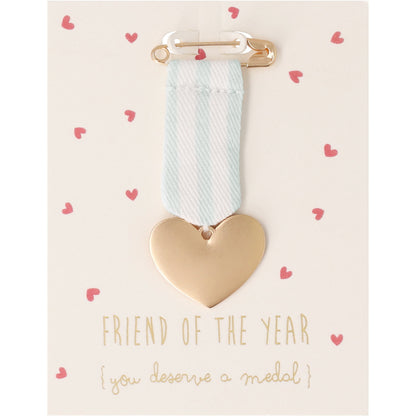 Orden Herz- Friend of the year von räder design zum Anhängen Maße L.5,7cm B.2,7cm