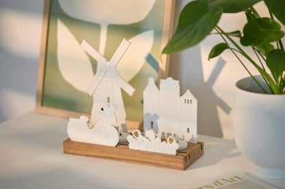 Lichtobjekt Landsilhouette Niederlande 25x9,5x21,4cm Neuheit von räder design