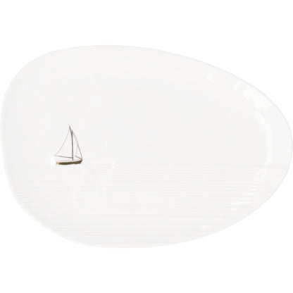 Teller / Schale bis zum Horizont mit Schiff Blick in die Zukunft aus der Kollektion 2026 von räder design