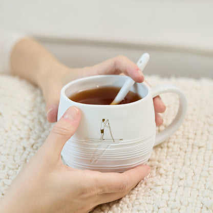 Tasse "Lass dich treiben" von räder design