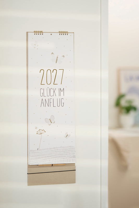 Kalender Familienplaner 2027 "Glück im Anflug" von räder design