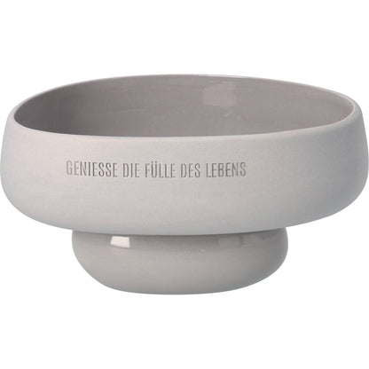 Schale Genieße die Fülle des lebens von räder design aus der Kollektion 2026  14,9x11,4x7,1cm