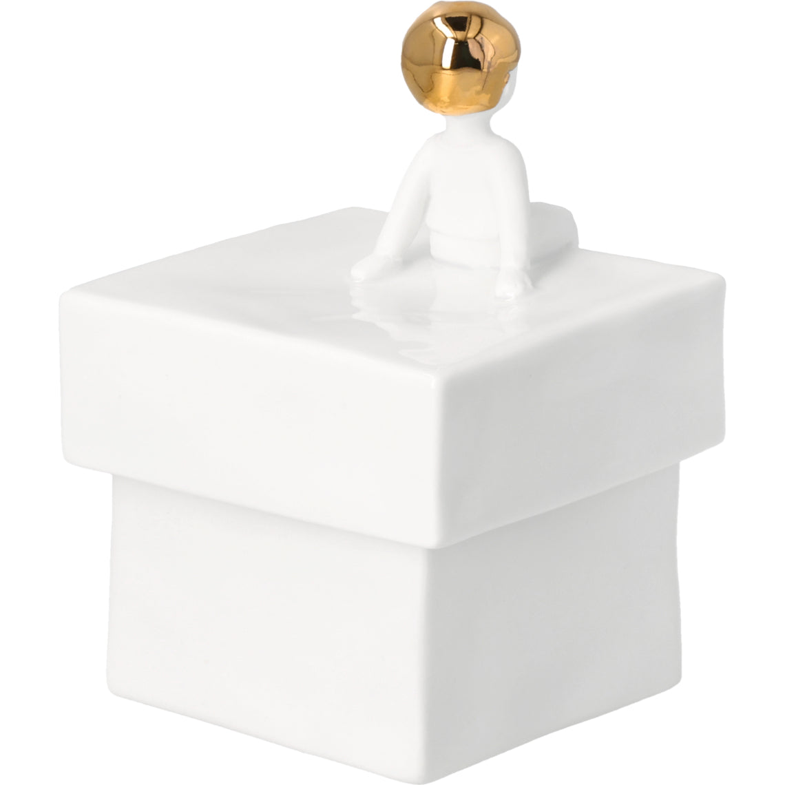 Dose Junge aus Porzellan Highlight Kollektion 2026 von räder design 9,5x8,5x12,2cm