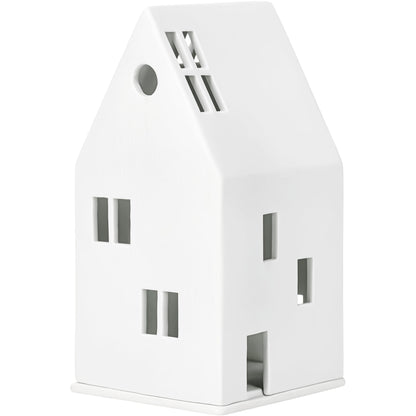 Lichthaus Satteldach aus Porzellan von räder design Maße: 9,8x9,3x18,2cm