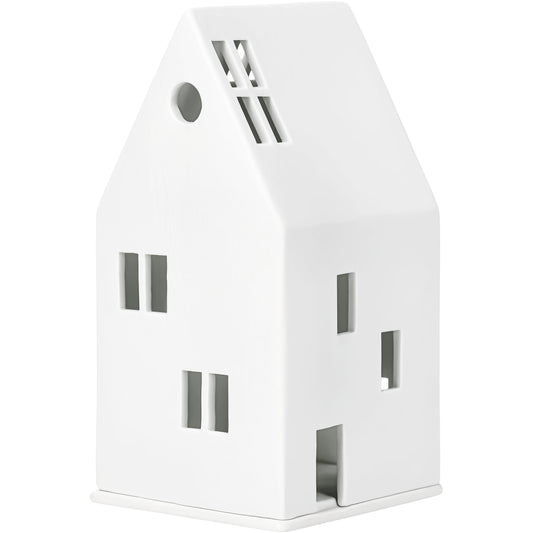 Lichthaus Satteldach aus Porzellan von räder design Maße: 9,8x9,3x18,2cm