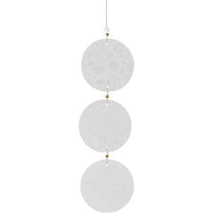 Glashänger Wo Blumen blühen... von räder design Kollektion 2026 Maße: L.27cm B.8cm H.0,8cm