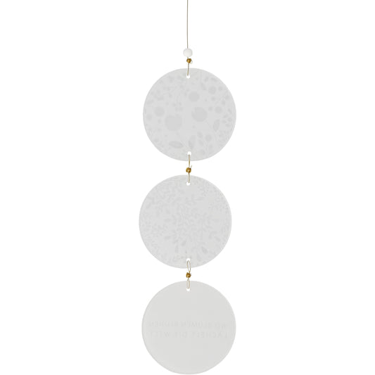 Glashänger Wo Blumen blühen... von räder design Kollektion 2026 Maße: L.27cm B.8cm H.0,8cm