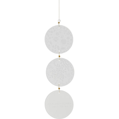 Glashänger Wo Blumen blühen... von räder design Kollektion 2026 Maße: L.27cm B.8cm H.0,8cm