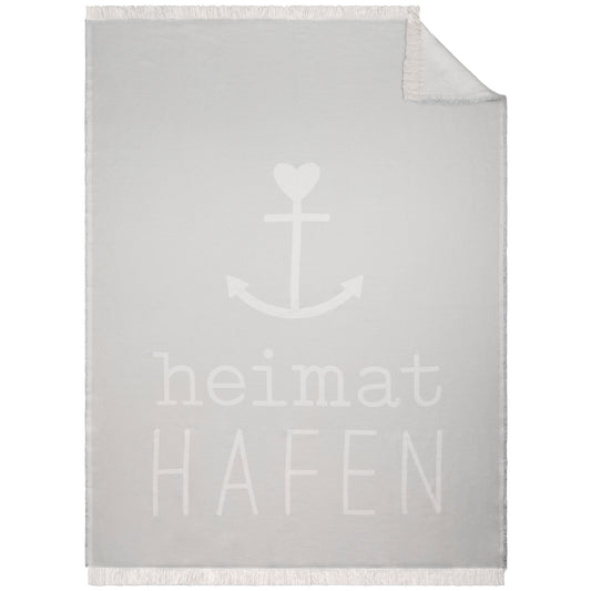 Decke Heimat Hafen von räder design 100% Baumwolle Heimathafen Nordisch Kollektion 2026 200x150cm