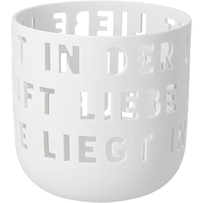 Windlicht "Liebe liegt in der Luft" von räder design D.12,6cm H.12,7cm
