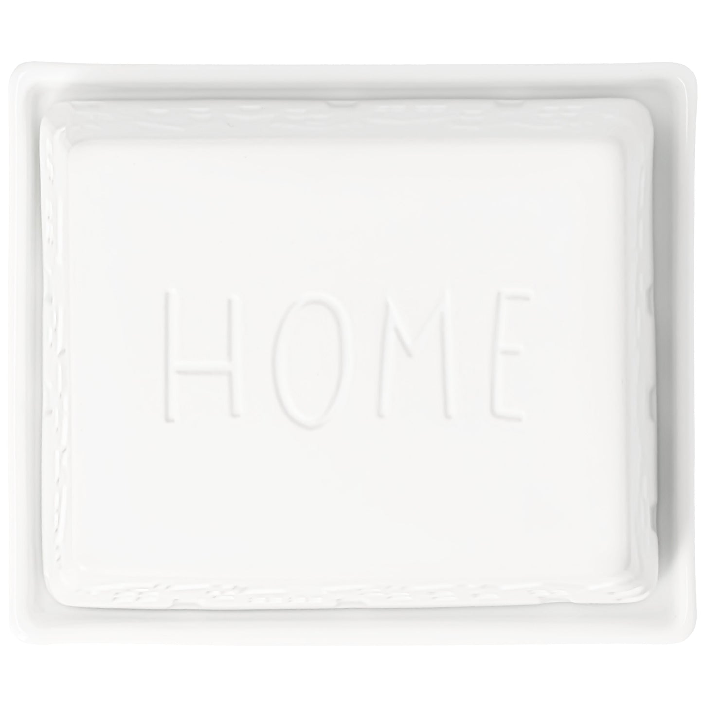 Butterdose 1/4 Home sweet home aus Porzellan von räder design Maße: 11,2x9,5x5,5cm