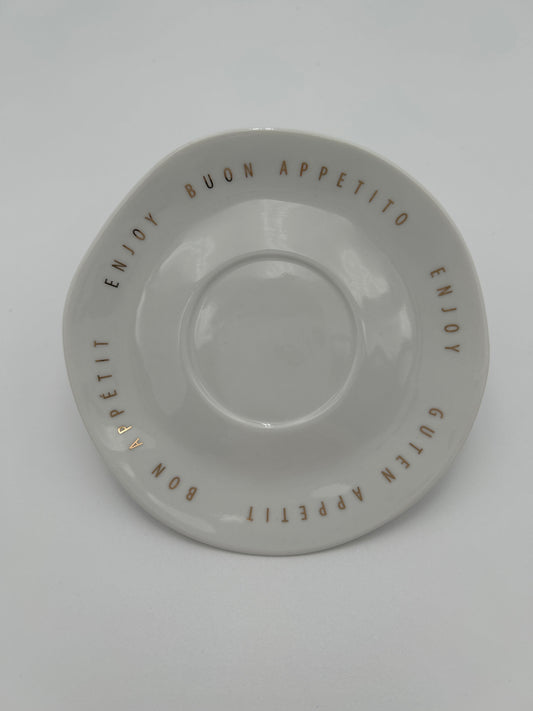 Guten Appetit Espresso Tasse von räder design Porzellan - Neuheit 2026 - D.13cm H.5,4cm 90ml