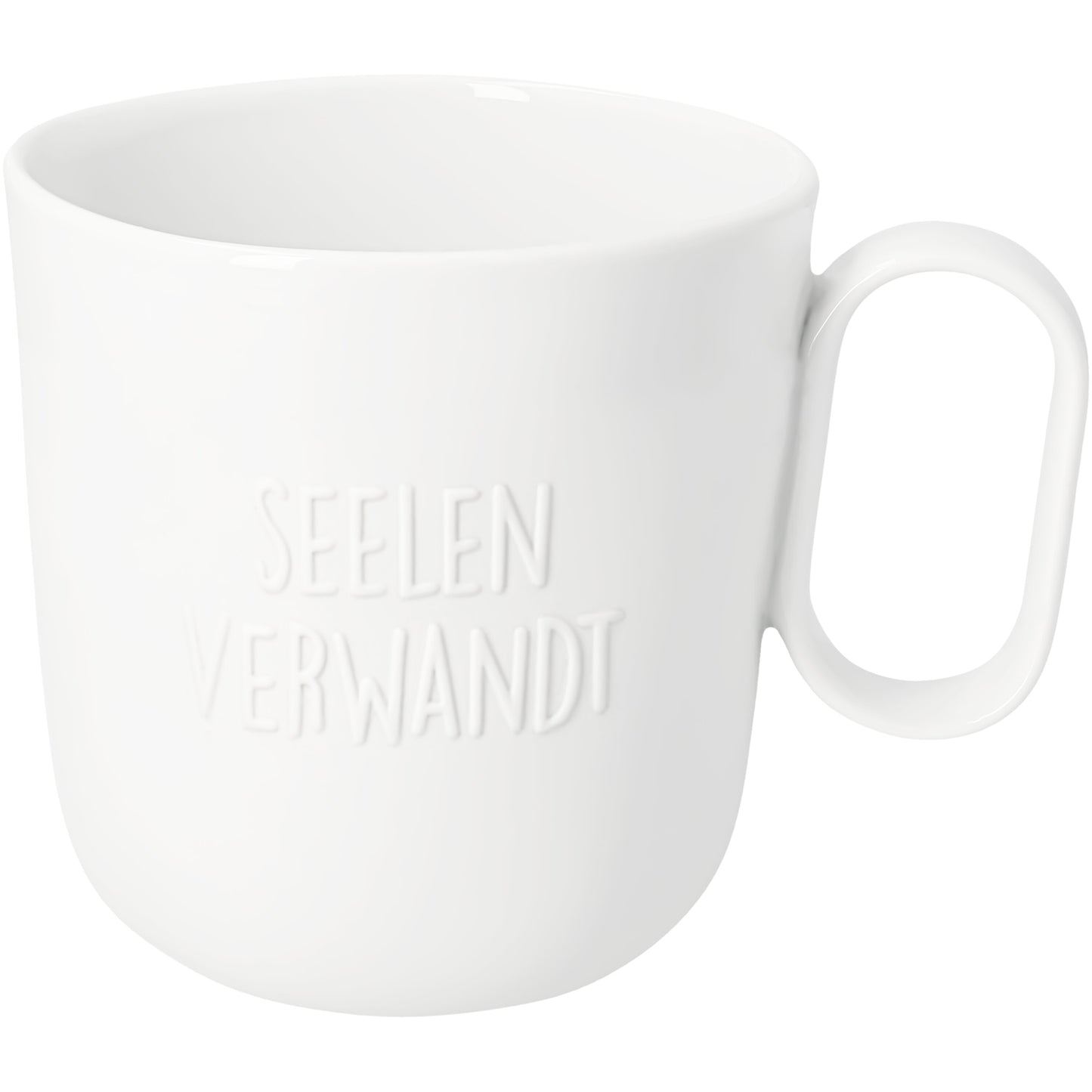 Tasse Seelenverwandt / Blume Geschenktasse von räder design Maße: 12,7x9,4x10cm D.9cm