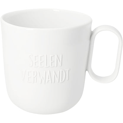 Tasse Seelenverwandt / Blume Geschenktasse von räder design Maße: 12,7x9,4x10cm D.9cm
