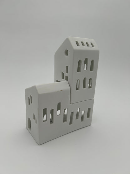 Stapelhaus der tanzenden Fenster räder design Häuser Neuheit 2026 15,3x7,6x22,5cm