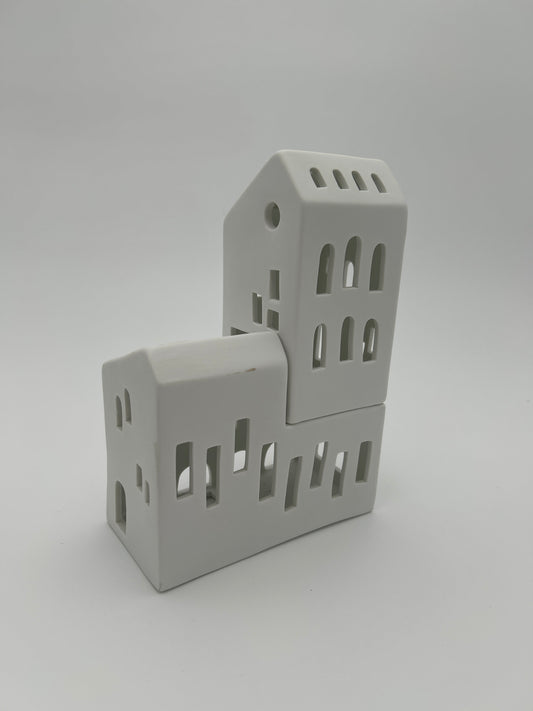 Stapelhaus der tanzenden Fenster räder design Häuser Neuheit 2026 15,3x7,6x22,5cm