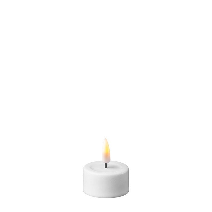 LED Teelichter 2 Stück weiß von Deluxe / Unique Homeart Candle / Kerzen